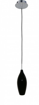 ZUMA LINE LAMPA WISZCA CHAMPAGNE PENDANT MD2101-1BL (BLACK)